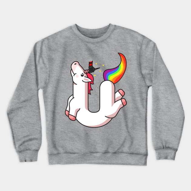 Unicorn Crewneck Sweatshirt by raichucopper